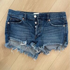 Free people denim shorts
